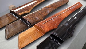 Работы из карбона и шпона